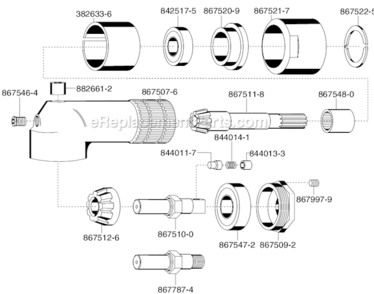Page A Diagram and Parts List for 45RNB-2T-4  Cleco Ratchet