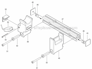 Fixture Attachments Diagram and Parts List for 47BAB21AM3  Cleco Ratchet
