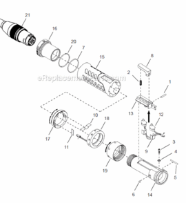 Page A Diagram and Parts List for 48CAE105AH4  Cleco Ratchet
