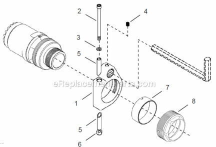 Part Location Diagram of B156A Cleco Socket Screw
