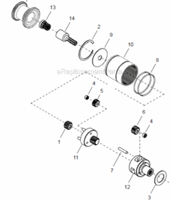 Page C Diagram and Parts List for 48CAE28AL3B  Cleco Ratchet
