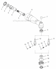 Page D Diagram and Parts List for 48CAE28AL3  Cleco Ratchet