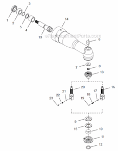 Page D Diagram and Parts List for 48CAE58AM4  Cleco Ratchet