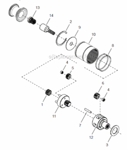 Page C Diagram and Parts List for 48CCE30C3  Cleco Ratchet