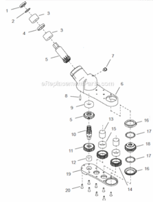 Page E Diagram and Parts List for 48CCE30C3  Cleco Ratchet