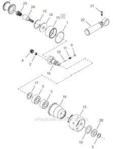 Page D Diagram and Parts List for 48CPE12D2B  Cleco Ratchet