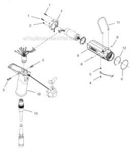 Page A Diagram and Parts List for 48CPE65D4B  Cleco Ratchet
