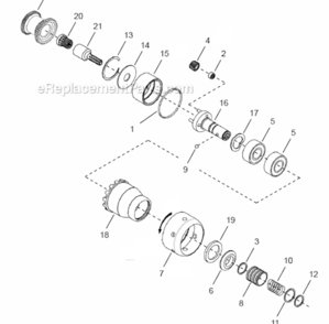 Page C Diagram and Parts List for 48CSE12Q  Cleco Ratchet