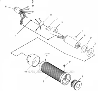 Page B Diagram and Parts List for 48CSE1502ZA  Cleco Ratchet