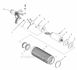 Page B Diagram and Parts List for 48CTE40T4  Cleco Ratchet
