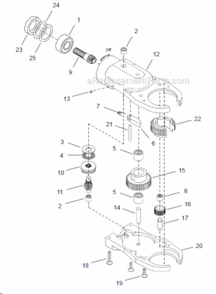 Page D Diagram and Parts List for 48CTE40T4  Cleco Ratchet