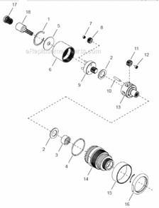 Page C Diagram and Parts List for 48EA135F4  Cleco Ratchet