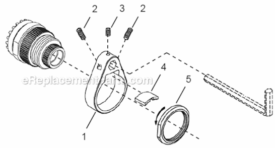 Page F Diagram and Parts List for 48EA135F4  Cleco Ratchet