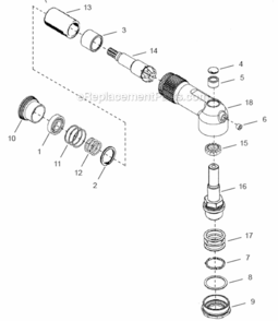 Page E Diagram and Parts List for 48EA53F3  Cleco Ratchet