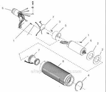 Page B Diagram and Parts List for 48EAE15AL3B  Cleco Ratchet