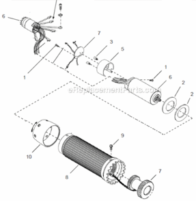 Page B Diagram and Parts List for 48EAE175AX6  Cleco Ratchet