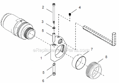 Page D Diagram and Parts List for 48EAE230AX6B  Cleco Ratchet