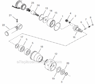 Page D Diagram and Parts List for 48EP12D2  Cleco Ratchet