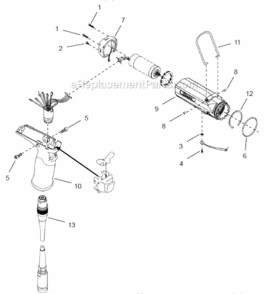 Part Location Diagram of B124A Cleco Cap Screw