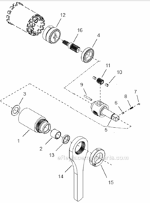 Page E Diagram and Parts List for 48EPE90D4B  Cleco Ratchet