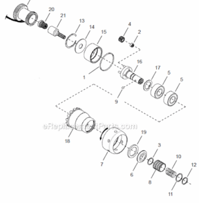 Page C Diagram and Parts List for 48ES12Q  Cleco Ratchet
