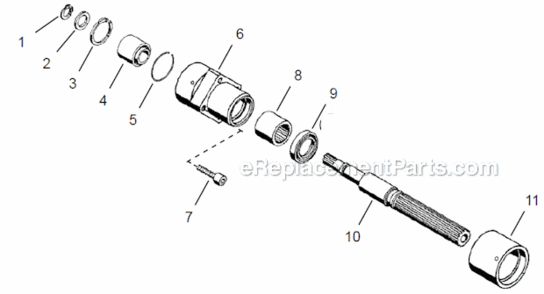 Page D Diagram and Parts List for 48ES271ZA  Cleco Ratchet