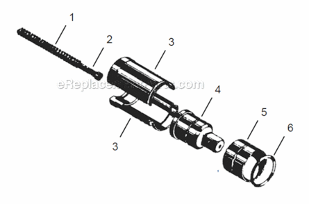 Page E Diagram and Parts List for 48ES361ZB  Cleco Ratchet