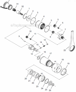 Page C Diagram and Parts List for 48ES36D3  Cleco Ratchet