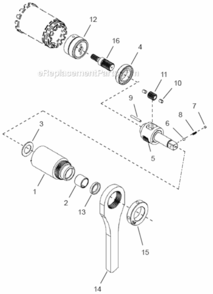 Page D Diagram and Parts List for 48ES90D4B  Cleco Ratchet