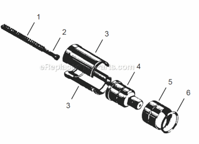 Page F Diagram and Parts List for 48ESE1502ZA  Cleco Ratchet