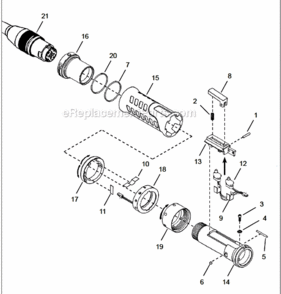 Page A Diagram and Parts List for 48ET20T2  Cleco Ratchet
