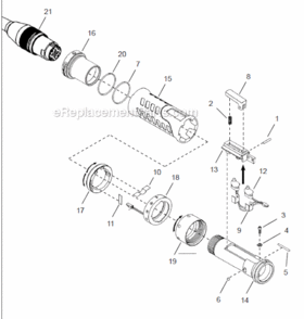 Page A Diagram and Parts List for 48ETE20T2  Cleco Ratchet