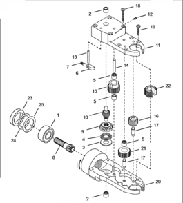 Page D Diagram and Parts List for 48ETE20T2  Cleco Ratchet