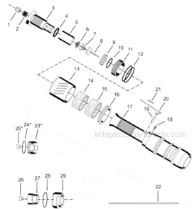 Part Location Diagram of 202011 Cleco Seal Ring