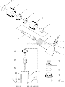 Part Location Diagram of 869025 Cleco O-Ring