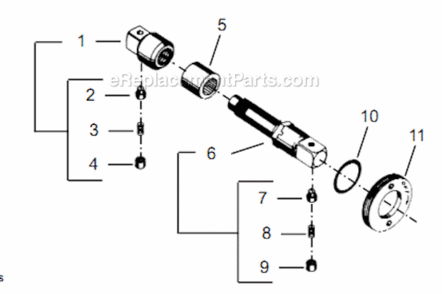 Part Location Diagram of 864126 Cleco Square Drive (3/8")