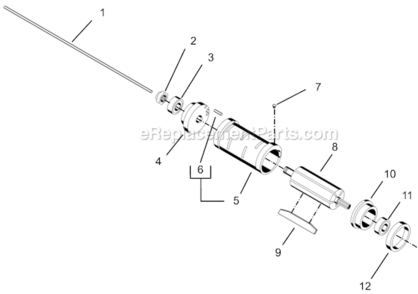 Part Location Diagram of 869569 Cleco Rotor Blade