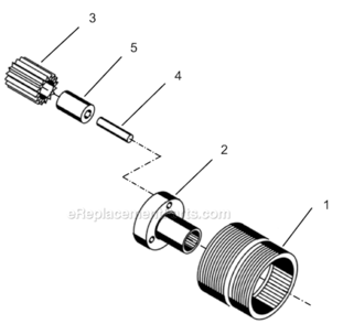Page H Diagram and Parts List for 55NL-2T-4  Cleco Ratchet