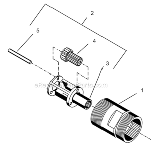 Page G Diagram and Parts List for 55NL-3T-4  Cleco Ratchet