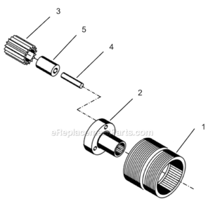 Page H Diagram and Parts List for 55NL-3T-4  Cleco Ratchet