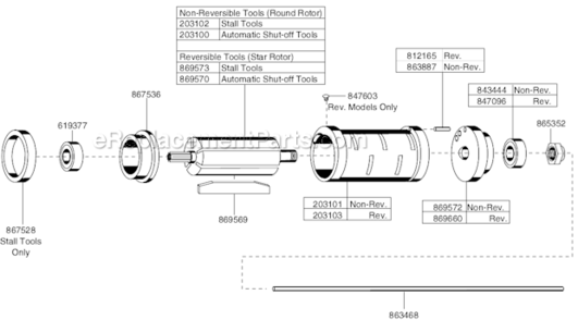 Page C Diagram and Parts List for 55RNAL-4-4  Cleco Ratchet
