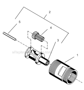 Page G Diagram and Parts List for 55RNL-3T-4  Cleco Ratchet