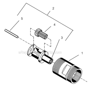 Page G Diagram and Parts List for 55RNL-7T-4  Cleco Ratchet