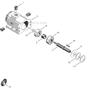 Page C Diagram and Parts List for 60R200M  Cleco Power Motor