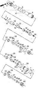 Page A Diagram and Parts List for 61MRR914M  Cleco Power Motor