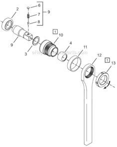 Part Location Diagram of 48037109 Cleco Bearing Cap