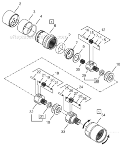 Part Location Diagram of 301718 Cleco Idler Gear Kit