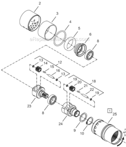 Part Location Diagram of 48016112 Cleco Upper Gear Cage
