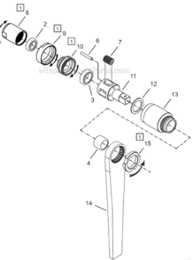 Part Location Diagram of 46036202 Cleco Torque Bar