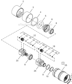 Part Location Diagram of 301714 Cleco Idler Gear Kit